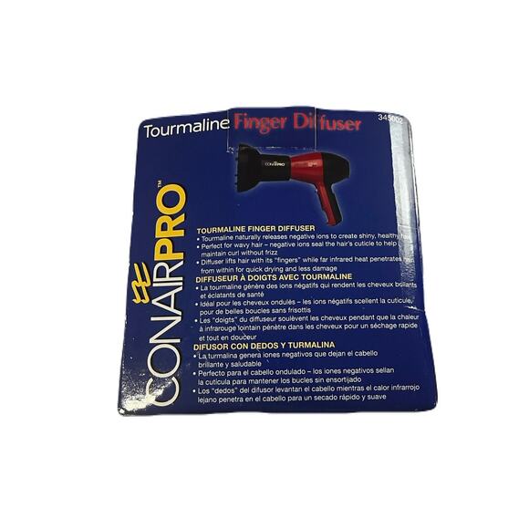 Conair Pro Tourmaline Finger Diffuser Universal Fit - Picture 2 of 3